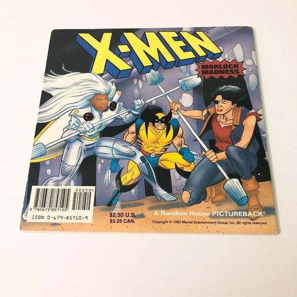 Vintage 1993 Xmen Morlock Madness  Random House Paperback - Picture 2 of 15